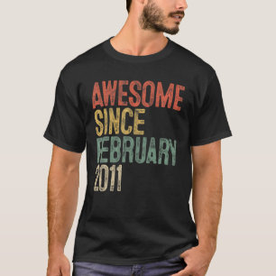 Camiseta Impresionante Desde Febrero De 2011 10 Regalos De 