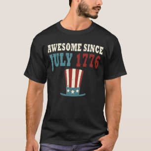 Camiseta Impresionante desde julio de 1776 Gorra de bandera