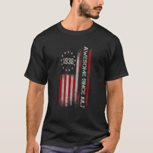 Camiseta Impresionante desde julio de 1938 Bandera American