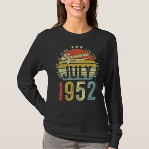 Camiseta Impresionante desde julio de 1952, 70 años de anti