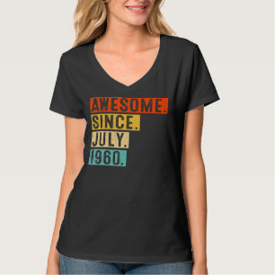 Camiseta Impresionante desde julio de 1960 Viñeta 62 cumple