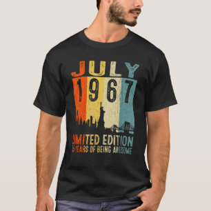 Camiseta Impresionante desde julio de 1967 55º Informe de V