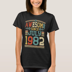 Camiseta Impresionante desde julio de 1982 para el 40° Bir