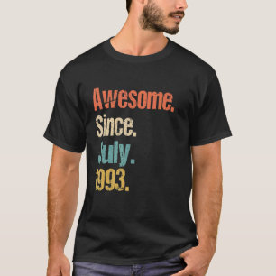 Camiseta Impresionante desde julio de 1993 29ª cosecha de c
