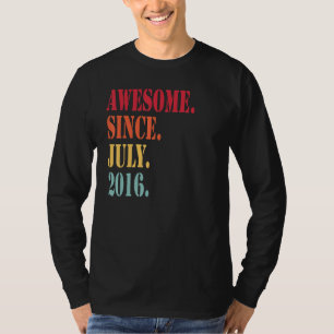 Camiseta Impresionante desde julio de 2016 por sexto nacimi