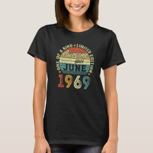 Camiseta Impresionante Desde Junio 1969 53 Años De Edad 53