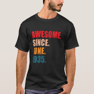 Camiseta Impresionante desde junio de 1935 Vintage Personal