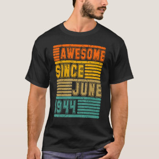 Camiseta Impresionante Desde Junio De 1944 Vintage 78 Hombr