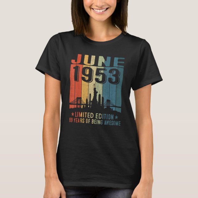 Camiseta Impresionante desde junio de 1953 69º Período de V (Anverso)