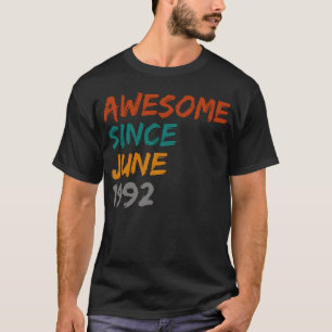 Camiseta impresionante desde junio de 1992