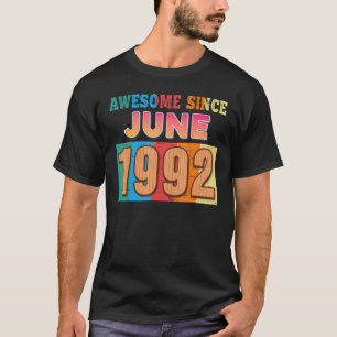 Camiseta Impresionante desde junio de 1992 30 años de edad