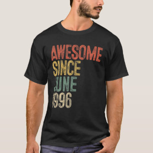 Camiseta Impresionante Desde Junio De 1996 Hombres Mujer 25