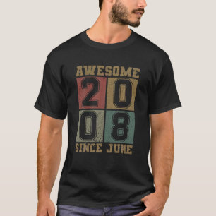 Camiseta Impresionante Desde Junio De 2008 13ª Vintage De C