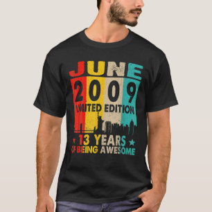 Camiseta Impresionante Desde Junio De 2009 13º Retro De Vin
