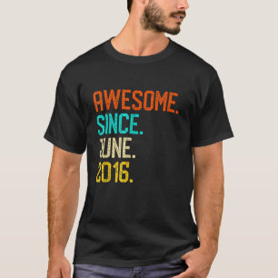 Camiseta Impresionante desde junio de 2016 Vintage 5th Birt