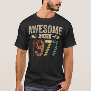 Camiseta Impresionante desde la cosecha retro de 1977