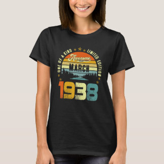 Camiseta Impresionante desde marzo de 1938 Vintage 84th Bir