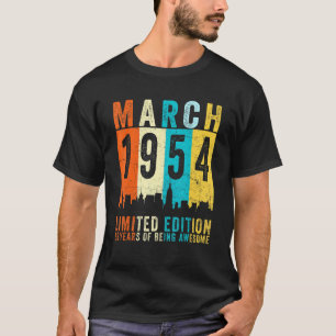 Camiseta Impresionante desde marzo de 1954 68ª Renta de Vin