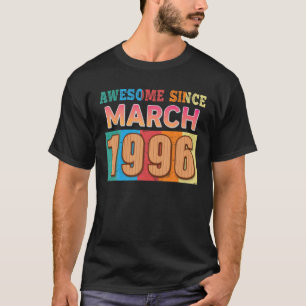 Camiseta Impresionante Desde Marzo De 1996 26 Años De Edad