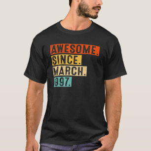 Camiseta Impresionante desde marzo de 1997 26 años de edad 