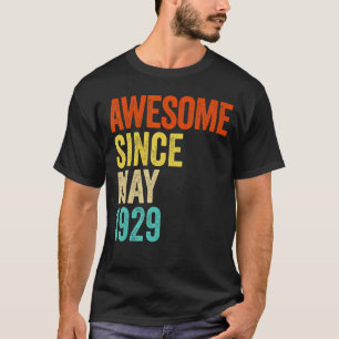 Camiseta Impresionante desde mayo de 1929 Vintage 93 Hombre