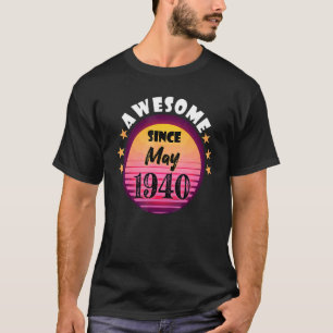Camiseta Impresionante desde mayo de 1940 Cumpleaños 1940 M