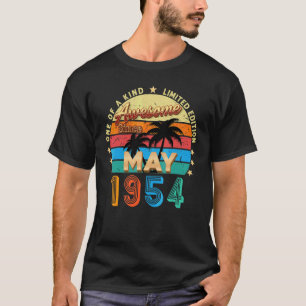 Camiseta Impresionante desde mayo de 1954 68ª cosecha de cu