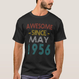 Camiseta Impresionante desde mayo de 1956 cumpleaños vintag