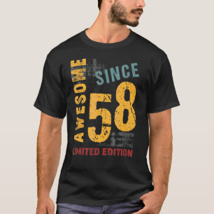 Camiseta Impresionante desde mayo de 1958 por 64 años de ed