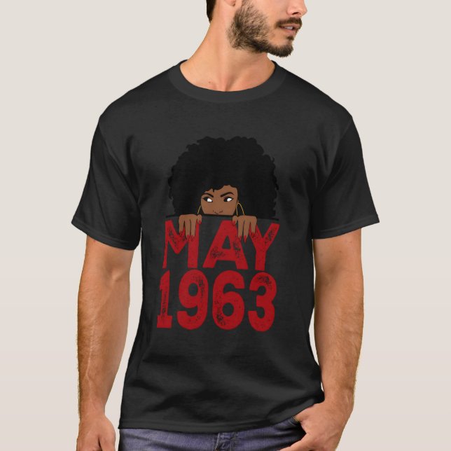 Camiseta Impresionante Desde Mayo De 1963 60.º 60 (Anverso)