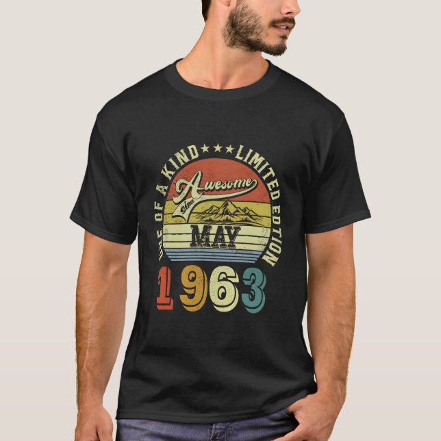 Camiseta Impresionante Desde Mayo De 1963 Una Especie (Anverso)