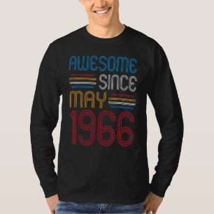 Camiseta Impresionante desde mayo de 1966 cumpleaños de 56 