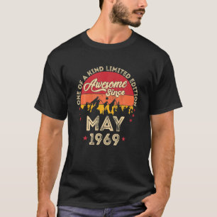 Camiseta Impresionante Desde Mayo De 1969, Viejo Cumpleaños