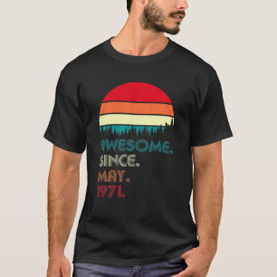 Camiseta Impresionante Desde Mayo De 1971 50º Cumpleaños 50