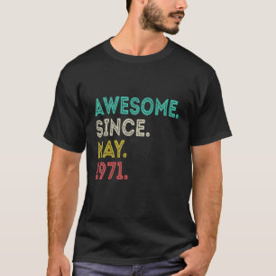 Camiseta Impresionante Desde Mayo De 1971 50 Hombres De Cum