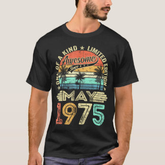 Camiseta Impresionante Desde Mayo De 1975 49ª Nacimiento De