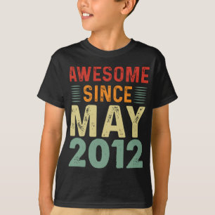 Camiseta Impresionante desde mayo de 2012 cumpleaños vinta