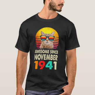 Camiseta Impresionante desde noviembre de 1941 81er cumplea