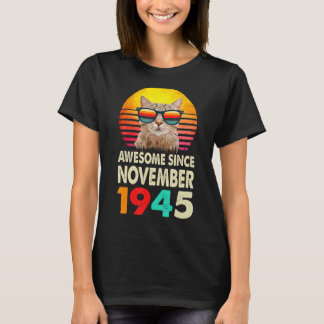 Camiseta Impresionante desde noviembre de 1945 77º período 