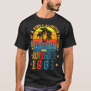 Camiseta Impresionante desde noviembre de 1963 Viejo cumple