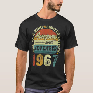 Camiseta Impresionante desde noviembre de 1967 Niño de 55 a