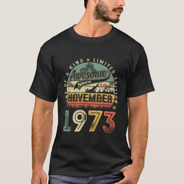 Camiseta Impresionante Desde Noviembre De 1973 50.º 50 (Anverso)