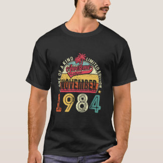Camiseta Impresionante desde noviembre de 1984 40º cumpleañ