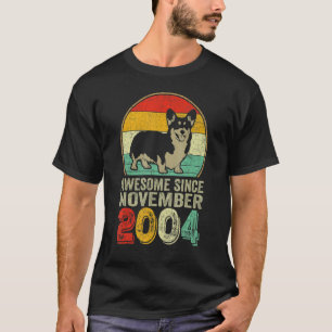 Camiseta Impresionante desde noviembre de 2004 Perro de 18