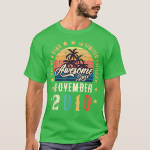 Camiseta Impresionante desde noviembre de 2010 Vintage duod