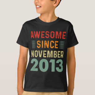Camiseta Impresionante desde noviembre de 2013 cumpleaños