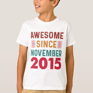Camiseta Impresionante desde noviembre de 2015 cumpleaños v
