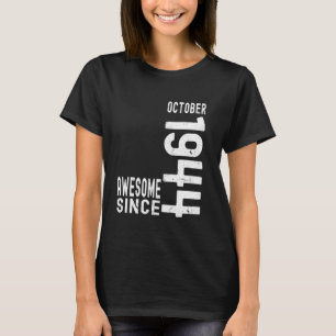 Camiseta Impresionante desde octubre de 1944, Nacido en oct