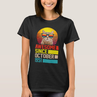 Camiseta Impresionante desde octubre de 1951: 71º cumpleaño