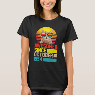 Camiseta Impresionante desde octubre de 1954: 68º cumpleaño